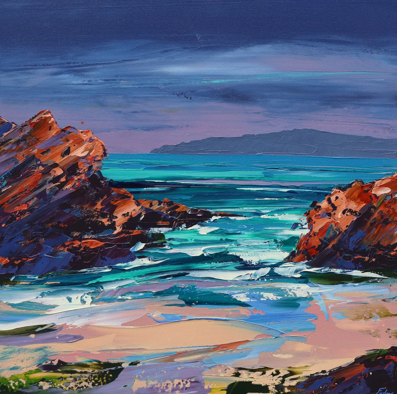 Tim Fudge - evening colour, cwm yr eglwys
